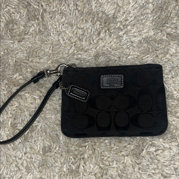 Coach Handbags - Coach Black Wristlet